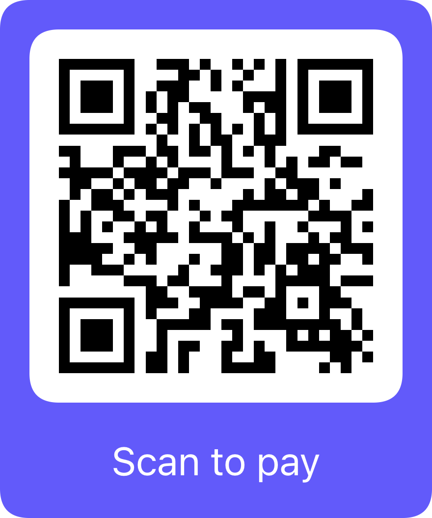 Scan this QR code to pay